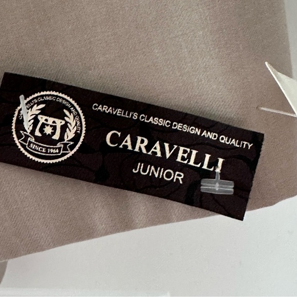 Caravelli Blazer Sport Coat Junior Men's Beige Oxford Designed in Italy 38L 32W - Picture 3 of 10